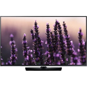Samsung 48H5570 Full HD LED TV; çiçek manzaralı ekran görüntüsüyle vitrinde 48 inç televizyon