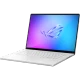 Asus ROG Zephyrus G16 GU605CR-QR204 beyaz oyuncu laptop, RGB ışıklı ekran ve ince tasarım görünümü