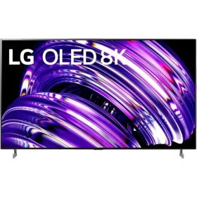 LG OLED77Z29LA OLED Ultra HD 8K TV, mor tonlu ekran görüntüsü ve ince tasarım, genel renk
