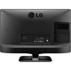LG 24MT47D HD Ready LED televizyonun arka paneli, bağlantı portları ve genel siyah renk görünümü