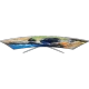 Samsung 49MU7500 Ultra HD 4K LED televizyon, genel siyah tasarım ve düz ekran görünümü