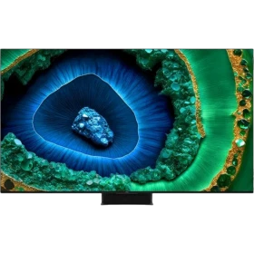 TCL 75C855 Ultra HD 4K LED televizyon, canlı renklerle büyüleyici taş deseni ekran görüntüsü, genel renk