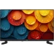 Vestel 32HT9740 HD Ready LED televizyon, renkli su damlası desenli ekran ve siyah çerçeveyle önden görünüm