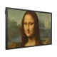 Samsung 32LS03B Full HD FHD QLED TV, genel siyah çerçeveli ekranda Mona Lisa sahnesi