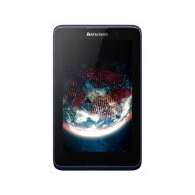 Lenovo A7-50 3G tablet, Gece Mavisi renkli ön yüzü ve canlı uzay temalı ekran görüntüsü