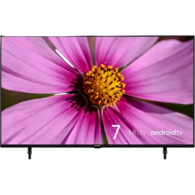 Arçelik A43 D 790 B Ultra HD 4K LED televizyon, çiçek görüntüsü ve Android TV ekranıyla