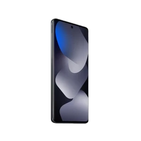 Xiaomi Redmi Note 15 siyah akıllı telefon, ön yüz ekran ve ortada delikli selfie kamera tasarımı