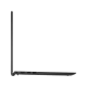 Dell Vostro 3510 N8066VN3510UZ23 siyah iş ve ofis laptop yan görünüm, bağlantı noktaları görünüyor