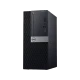 Dell OptiPlex 7070 N003O7070MT_W siyah masaüstü bilgisayar, ön paneli ve bağlantı noktalarıyla