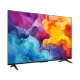 TCL 50V6B Ultra HD 4K LED televizyon, renk geçişli canlı ekran tasarımı ile önden görünüm.