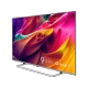 Arçelik A50 D 986 S Ultra HD 4K LED televizyon, renkli ekranı ve metal ayak tasarımıyla önden görünüm