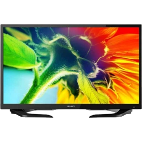 Sunny markalı Axen Kapadokya 32 inç siyah LED televizyon, uydu alıcılı HD Ready ekranıyla gösteriliyor