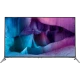 Philips 55PUS7100 LED Ultra HD 4K TV, ekranda renkli soyut görüntü; vitrin ürünü ön görünüm.