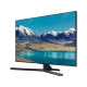 Samsung 43TU8500 Ultra HD 4K LED TV, dağ manzaralı ekran görüntüsü, genel siyah tasarım