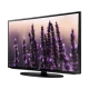 Samsung 32H5303 Full HD FHD televizyon, genel renkli siyah tasarım ve mor çiçek manzaralı ekran