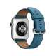 Apple Watch 42 mm gümüş paslanmaz çelik kasa ve okyanus mavisi klasik tokalı kayış