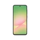 Samsung Galaxy A56 siyah akıllı telefonun önden görünümü, tam ekran tasarım ve ortada ön kamera deliği