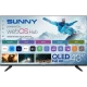 Sunny SN43QFMLN-W02S Full HD FHD TV, siyah çerçeveli televizyon ve webOS akıllı TV arayüzü