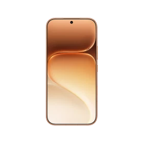 Honor 600 Pro turuncu akıllı telefon, ince çerçeveli tam ekran ön yüz ve ortalanmış ön kamera detayıyla