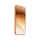 Turuncu Honor 600 akıllı telefon, ince çerçeveli ekran ve ön kamera deliğiyle önden görünüm