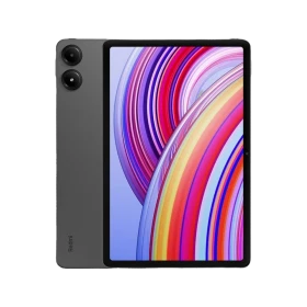 Redmi Pad Pro 8 GB 128 GB koyu gri oyuncu tablet ön ekranında renkli desenler görülüyor