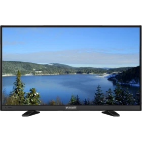 Arçelik A48 LB 5533 Full HD FHD LED televizyon, siyah çerçeveli ve doğa manzarası gösteren ekran