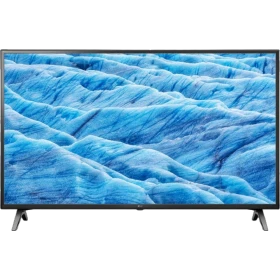LG 55UM7100PLB Ultra HD 4K LED televizyon; ekranda mavi dalga manzarası görünen vitrin fotoğrafı
