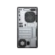 HP ProDesk 400 G6 7PH30ES masaüstü bilgisayarın bağlantı portları ve havalandırma ızgaraları bulunan arka paneli