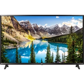 LG 49UJ630V Ultra HD 4K LED televizyon ekranında dağ manzarası görünen vitrin görseli