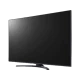 LG 50UR81006LJ Ultra HD 4K LED TV siyah ekranlı model, ince tasarım televizyon görünümü.