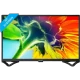 Axen AX32DAB04 HD Ready LED televizyon, siyah çerçeveli ekranında renkli çiçek görüntüsüyle öne çıkıyor.
