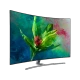 Samsung 55Q8CN Ultra HD 4K QLED televizyon, genel renkli tasarım ve canlı çiçekli ekran görünümü
