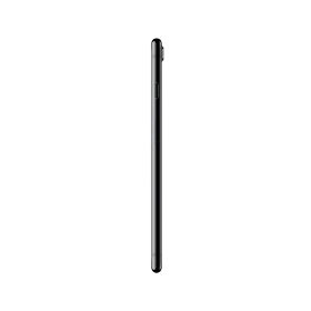 Apple iPhone 7 Plus simsiyah akıllı telefonun yandan görünümü, ince gövde ve yan tuş detayları