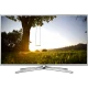 Samsung 55F6510 Full HD FHD LED televizyon, genel renk, sehpa üzerinde açık ekranda manzara gösterimi