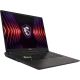 MSI Vector 16 HX A13VHG-495TR koyu gri oyuncu laptop; klavye ve RGB ışıklı ekran tasarımı görünüyor