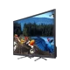Axen 49 inç siyah LED Full HD televizyon, ince çerçeveli ekranı ve çift ayaklı tasarımıyla