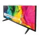 LG 49UH610N Ultra HD 4K LED televizyon, renkli canlı ekrana sahip modern siyah tasarım