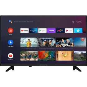 Grundig 32 GFH 6930 A HD Ready HD TV siyah LED televizyonun akıllı TV menüsü açık ekran görünümü