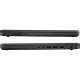 HP 14s-fq0011nt 2L1C0EA siyah iş ve ofis laptopu arka bağlantı portları görünümü