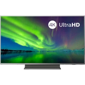 Philips 55PUS7504 Ultra HD 4K LED televizyon; geniş ekran ve 4K UltraHHD yazılı canlı ekran görüntüsü