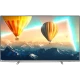 Philips 43PUS8057 Ultra HD 4K LED televizyon; balonlu manzara görüntüsüyle ince siyah ekran tasarımı.