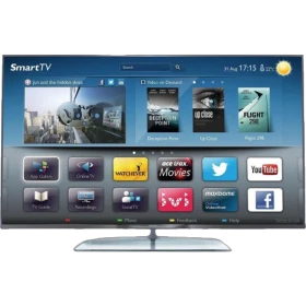 Philips 60PFL8708S 60 inç Elevation Full HD LED Smart TV ekranında SmartTV arayüzü, genel renk.