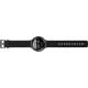 Huawei Fit siyah akıllı saat, yuvarlak ekranı ve ayarlanabilir silikon kayışıyla yatay konumda gösteriliyor