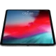 Apple iPad Pro 3 gri tablet, 12.9 inç ekranda renkli arka plan ve 09:41 saat görüntüsü