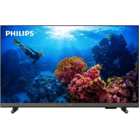 Philips 43PFS6808 Full HD LED televizyon ekranında denizaltı sahnesi ve “Philips” logosu görünüyor