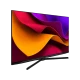 Arçelik A65 C 985 B Ultra HD 4K LED televizyon, renkli ekranı ve ince siyah çerçevesiyle üç çeyrek açıdan görünür