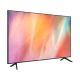 Samsung 50AU7200 Ultra HD 4K LED televizyon, genel siyah tasarımda ön ekran görüntüsü