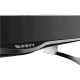 Sunny Smart Siyah Ultra HD 4K 49 inç televizyonun siyah çerçevesi ve gümüş detayları