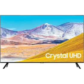 Samsung 85TU8000 Ultra HD 4K LED televizyon, Crystal UHD yazılı dağ manzaralı ekranlı vitrin ürünü