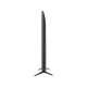 LG 65UP77106LB Ultra HD 4K LED televizyon, siyah standlı tek panel görünüm, genel renk.